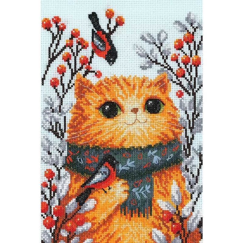 The Cosy One Cross Stitch Kit by Merejka