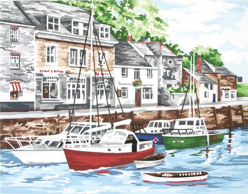 Padstow Harbour Tapestry Kit By Anchor