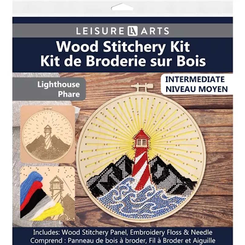 Lighthouse Wood Stitchery Kit By Leisure Arts