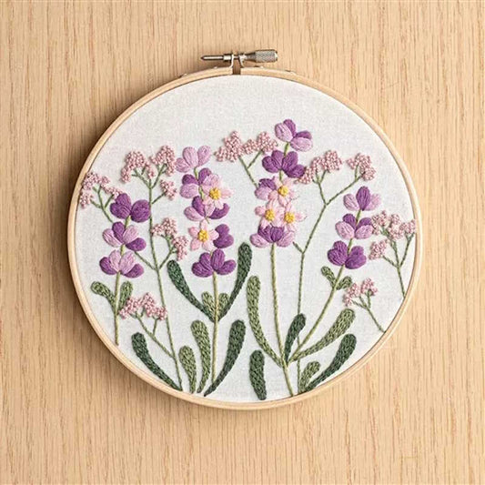 Lavender Haze Embroidery Kit By Leisure Arts
