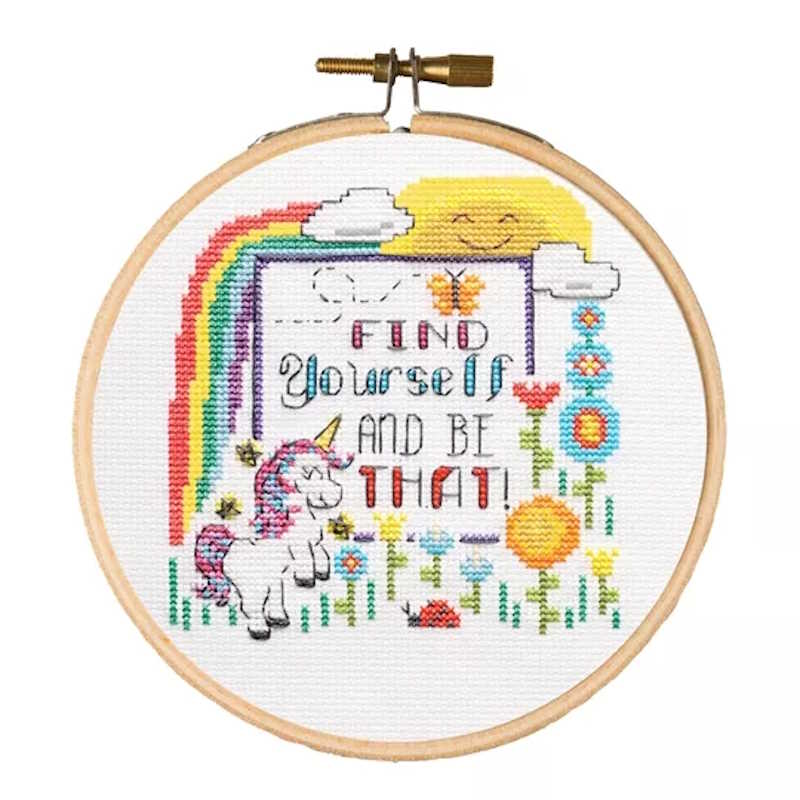 Find Yourself Cross Stitch Kit By Leisure Arts