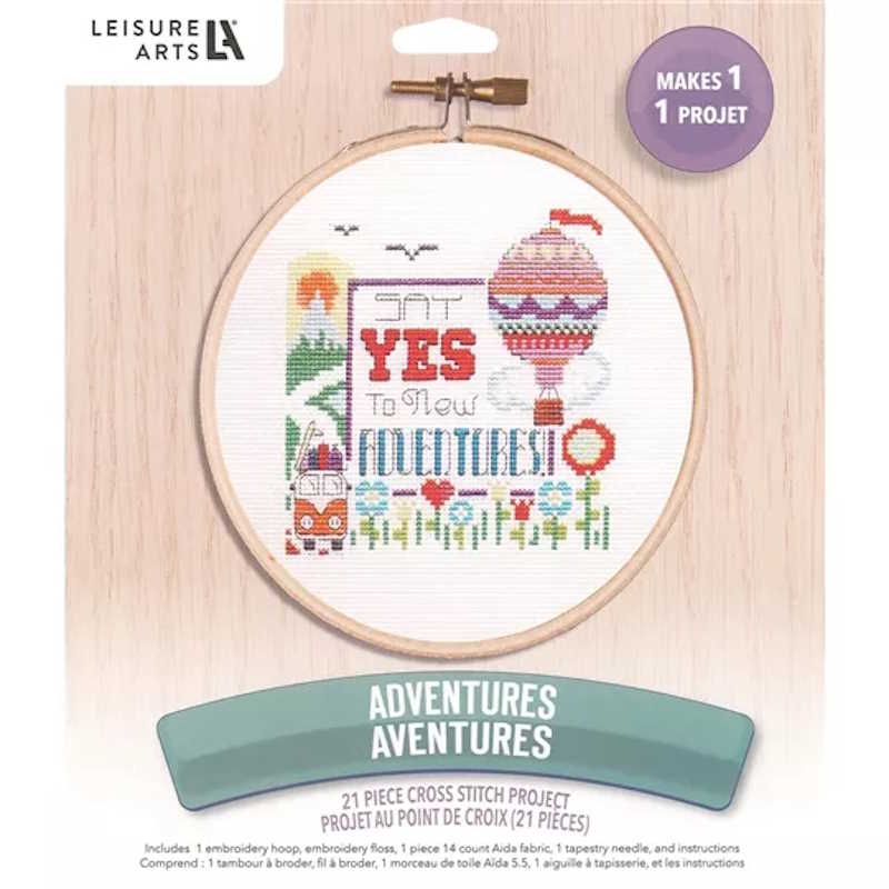 Adventure Cross Stitch Kit By Leisure Arts