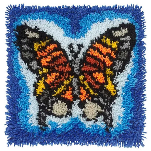 Butterfly Latch Hook Kit By Leisure Arts