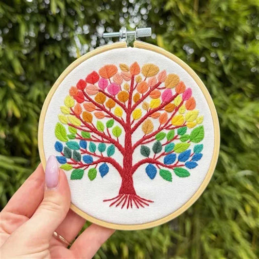 Four Seasons Embroidery Kit by Milpoint