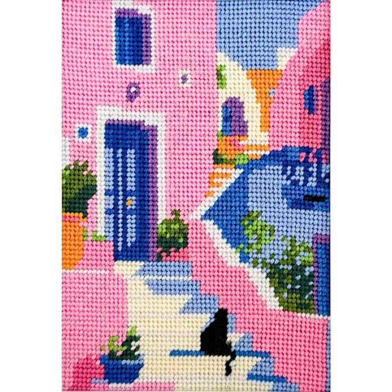Mediterranean Stairway Tapestry Kit by Milpoint 