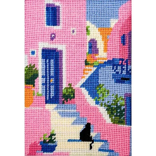Mediterranean Stairway Tapestry Kit by Milpoint 