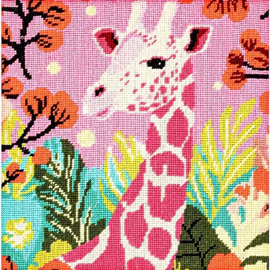 Giraffe Pop Tapestry Kit by Milpoint