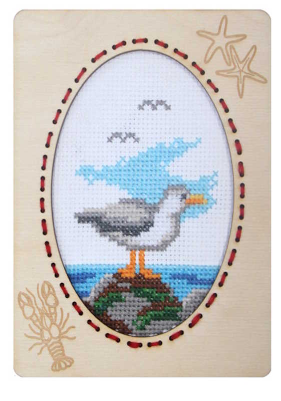 Seagull Cross Stitch Kit by Orchidea