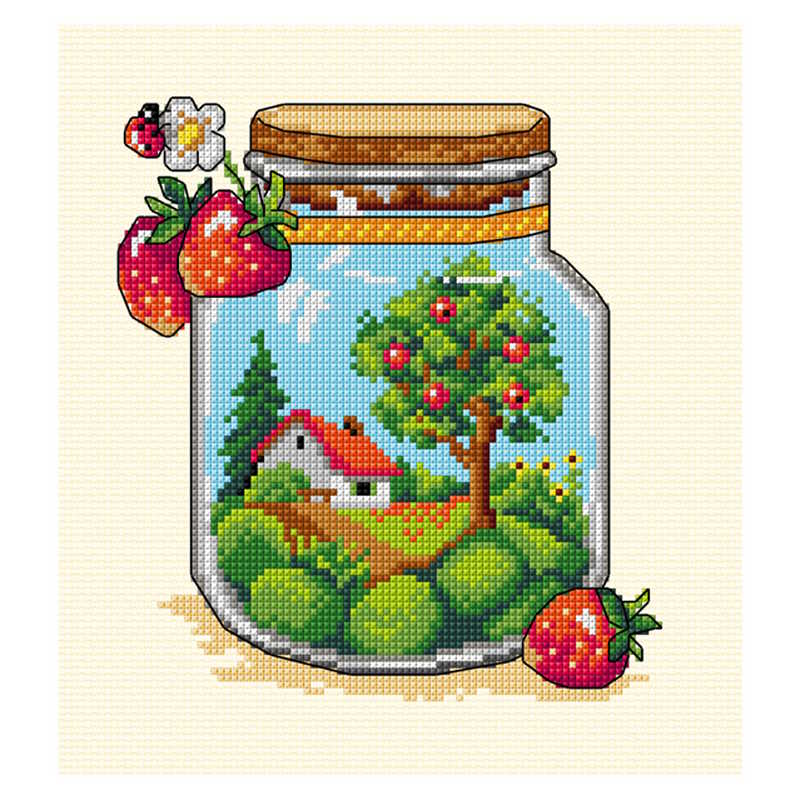 Summer Jar Cross Stitch Kit by Orchidea