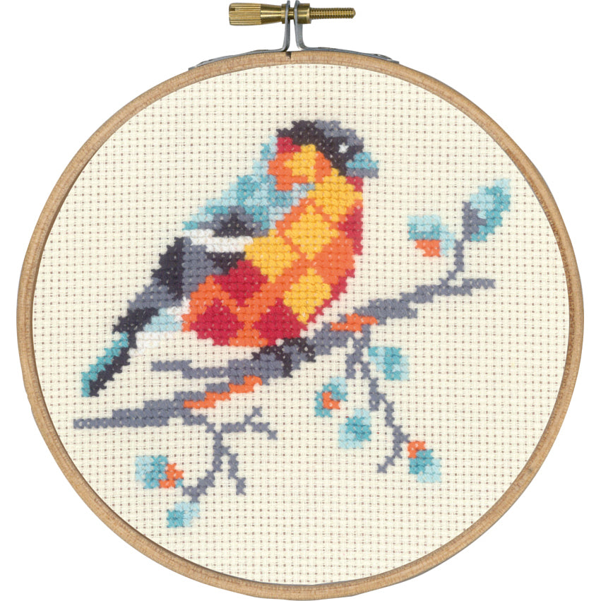 Bullfinch Cross Stitch Kit by Permin