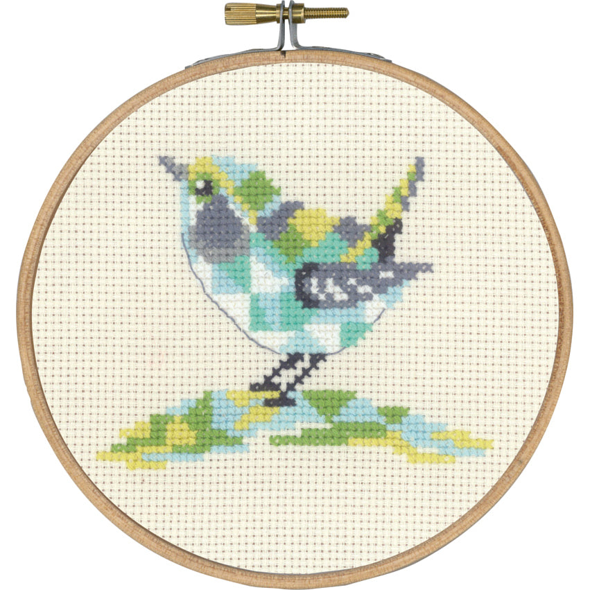Wren Cross Stitch Kit by Permin