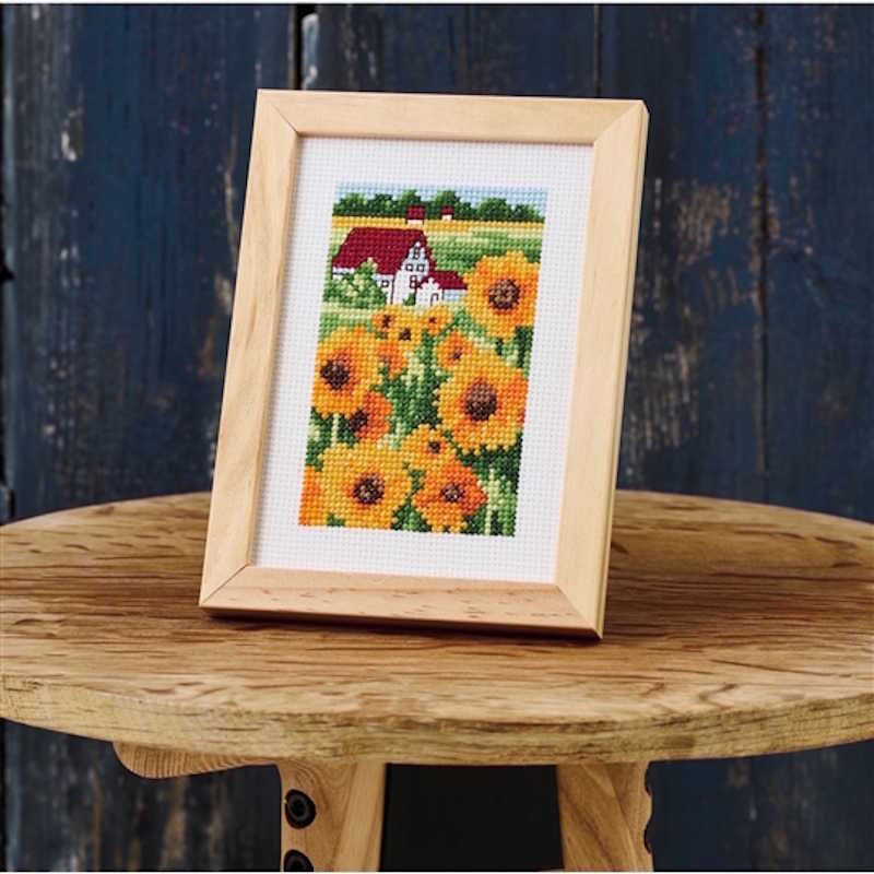Sunflowers Cross Stitch Kit by Permin
