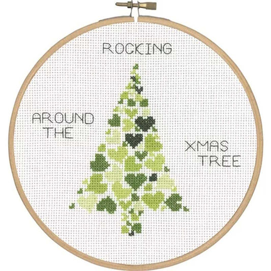 Rocking Xmas Cross Stitch Kit by Permin