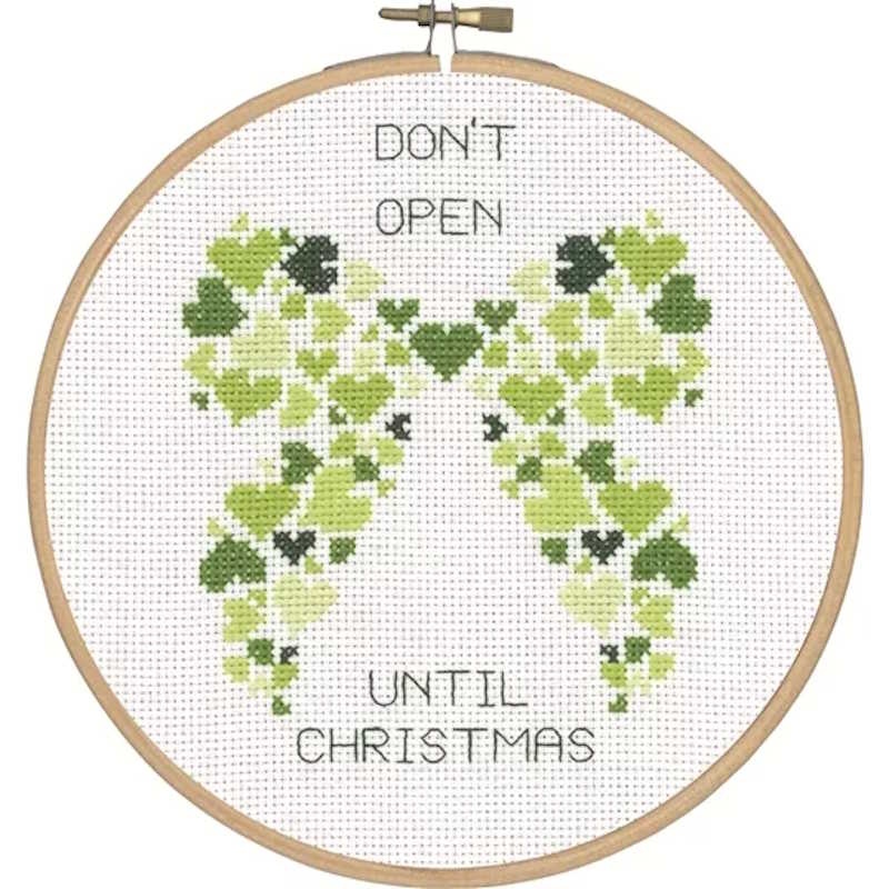 Christmas Bow Cross Stitch Kit by Permin