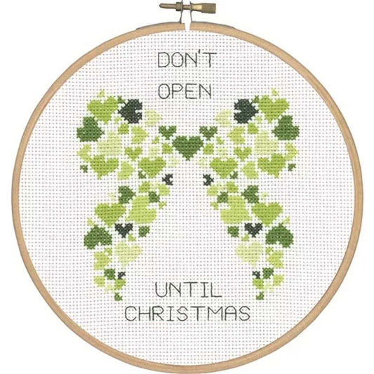 Christmas Bow Cross Stitch Kit by Permin