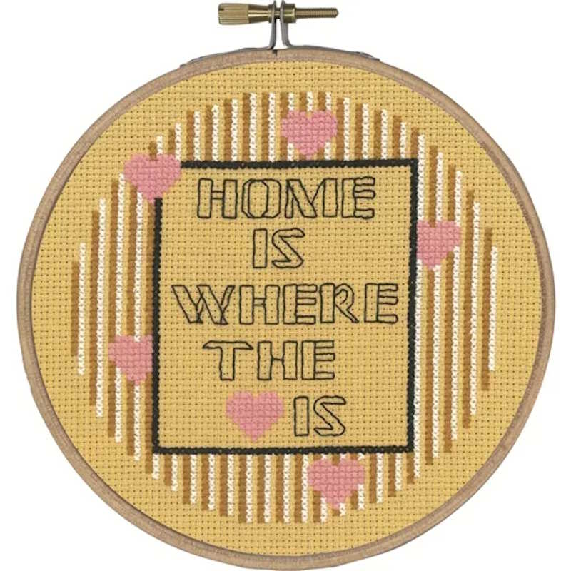 Home is Cross Stitch Kit by Permin