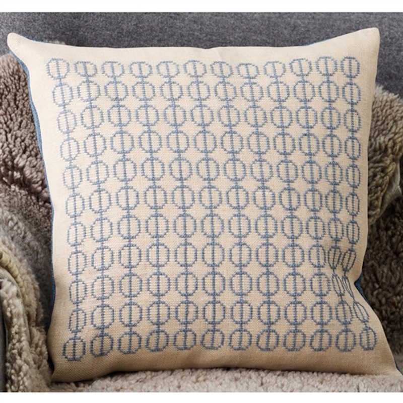 Circles Cushion Cross Stitch Kit by Permin