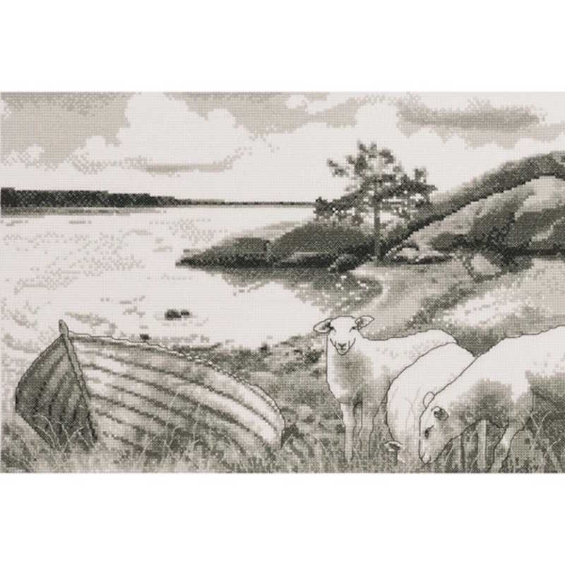 Ocean Cross Stitch Kit by Permin