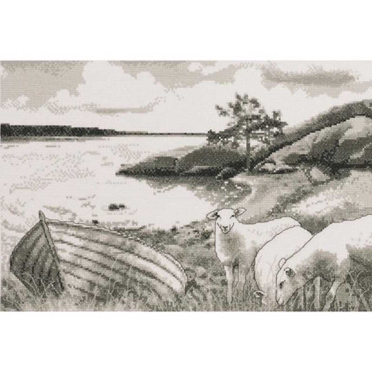 Ocean Cross Stitch Kit by Permin