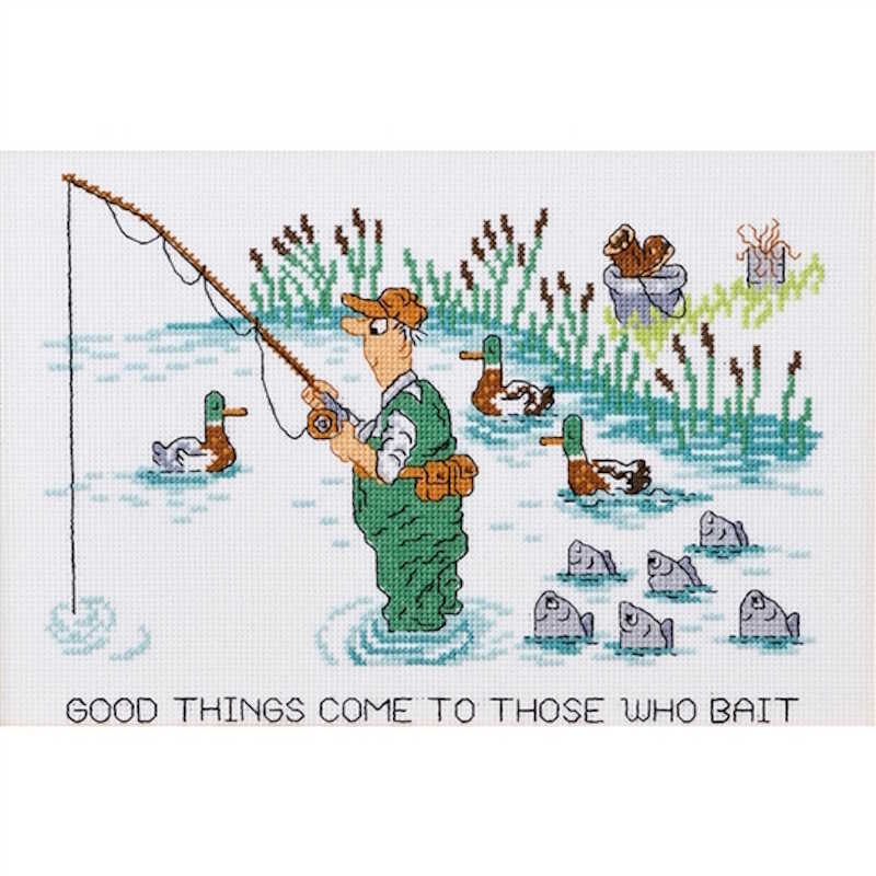 Waiting Cross Stitch Kit by Permin