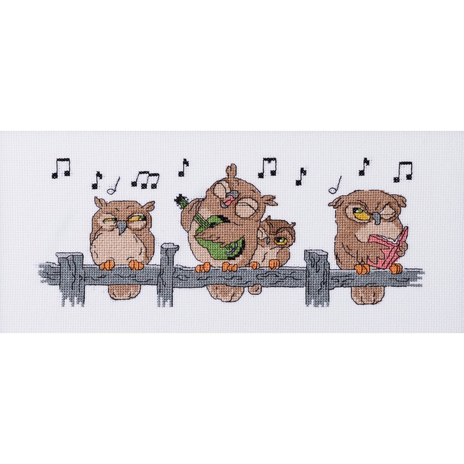 Owl Serenade Cross Stitch Kit by Permin