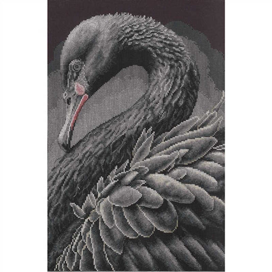 Black Swan Cross Stitch Kit By Lanarte