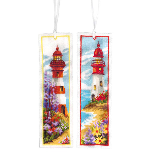 Lighthouses Bookmark Cross Stitch Kit By Vervaco