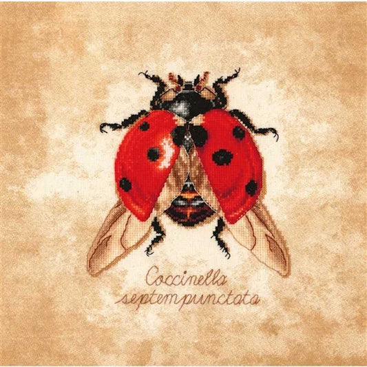 Coccinella Septempunctata Cross Stitch Kit By Lanarte