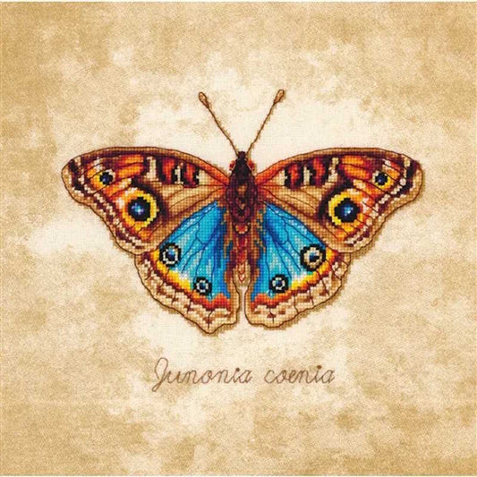 Junonia Coenia Cross Stitch Kit By Lanarte