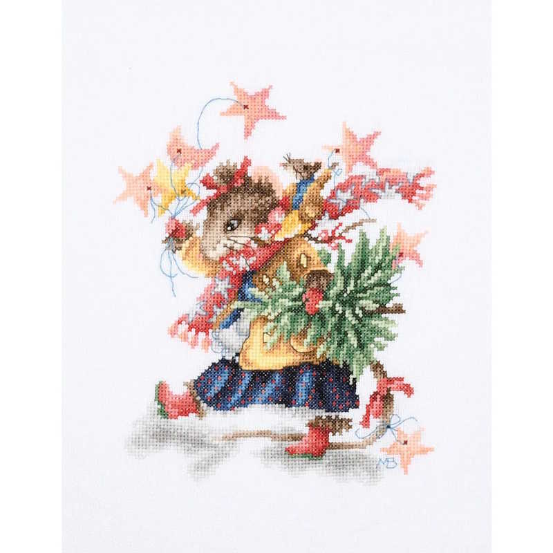Vera's Winter Wish Cross Stitch Kit By Lanarte