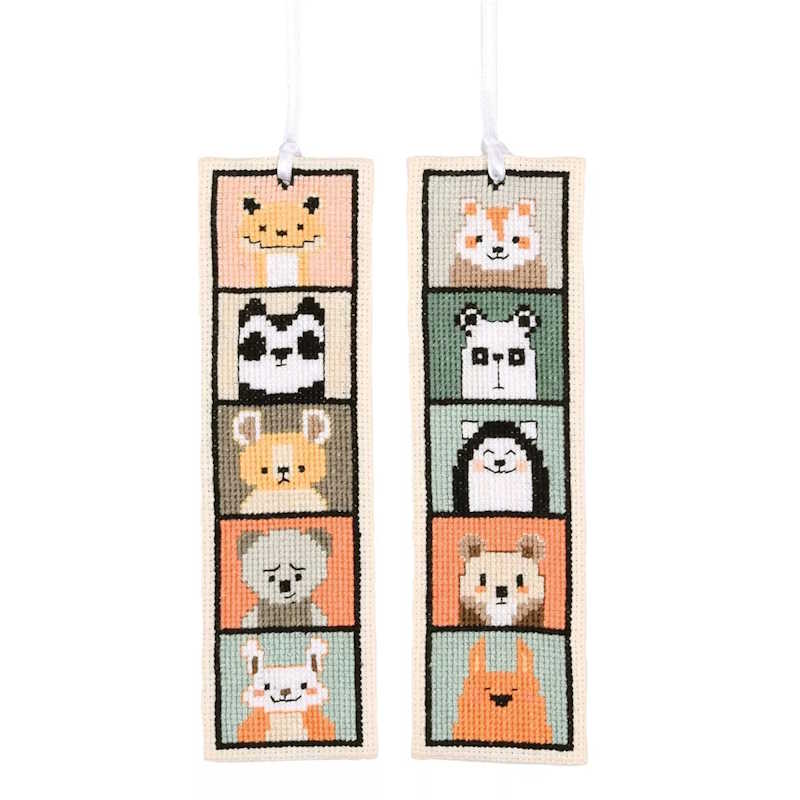 Little Animals Bookmark Cross Stitch Kit By Vervaco