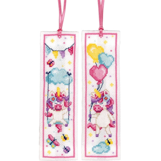 Unicorn Bookmark Cross Stitch Kit By Vervaco
