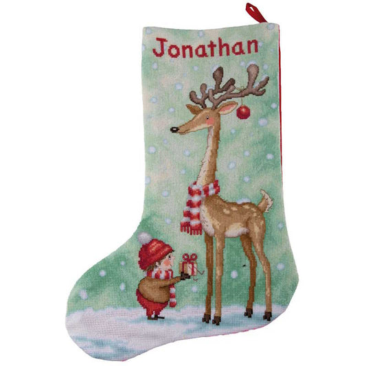 The Gift of Friendship Christmas Stocking Cross Stitch Kit By Vervaco