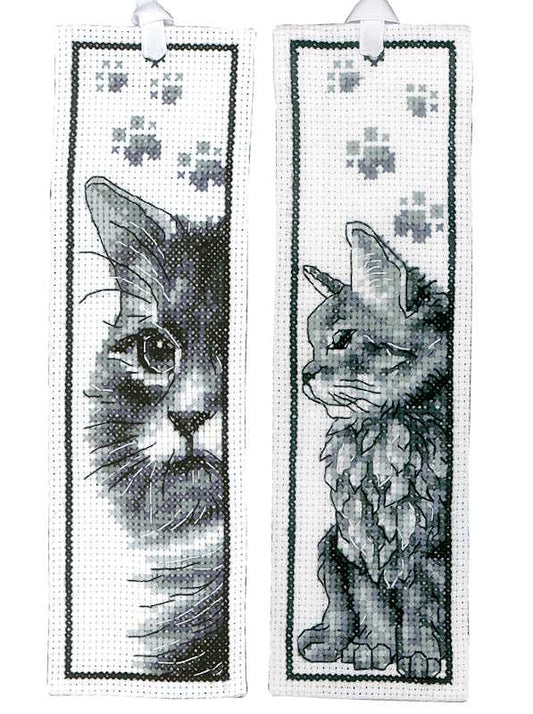 Cats Bookmark Cross Stitch Kit By Vervaco
