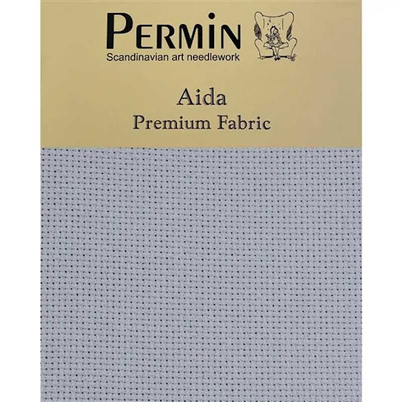 16 Count Aida Fabric by Permin touch of grey