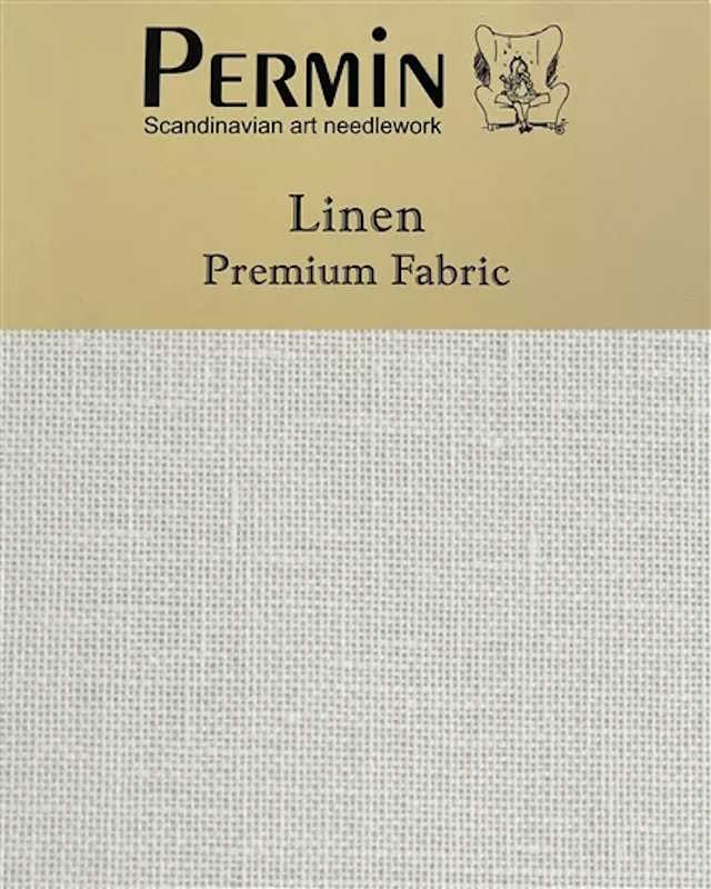 28 Count Linen Fabric by Permin Graceful Grey