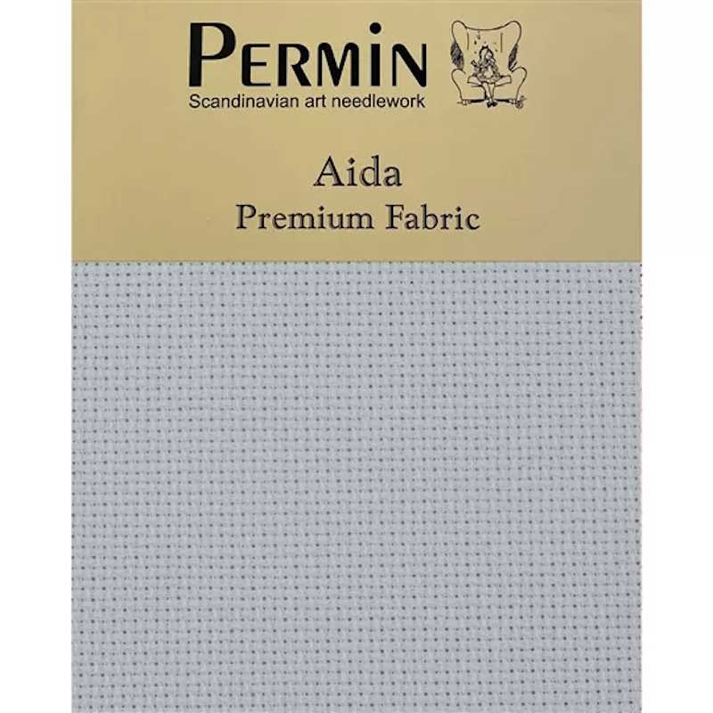 16 Count Aida Fabric by Permin ocean kiss