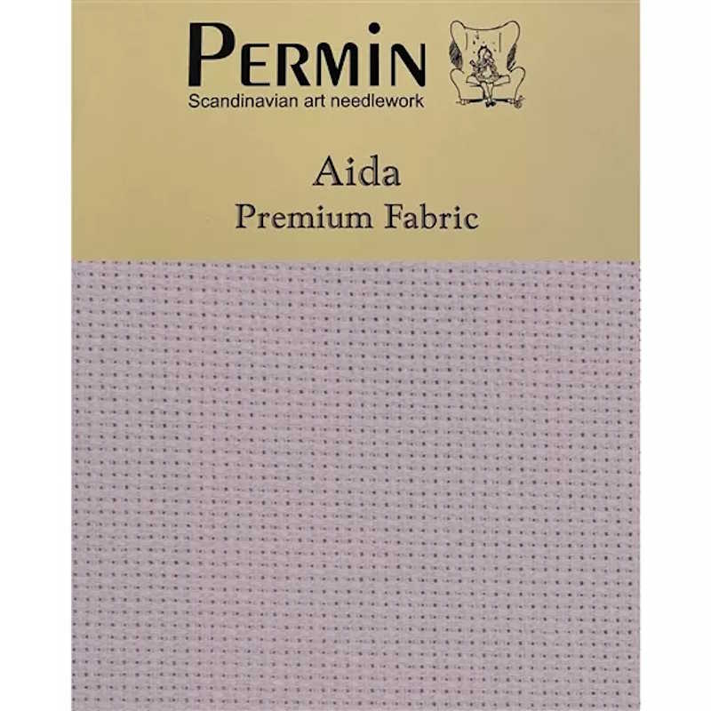 16 Count Aida Fabric by Permin pink sand