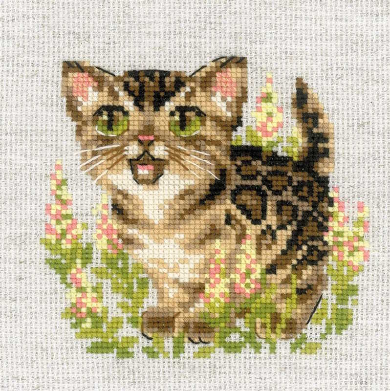 Bengal Kitten Cross Stitch Kit By RIOLIS