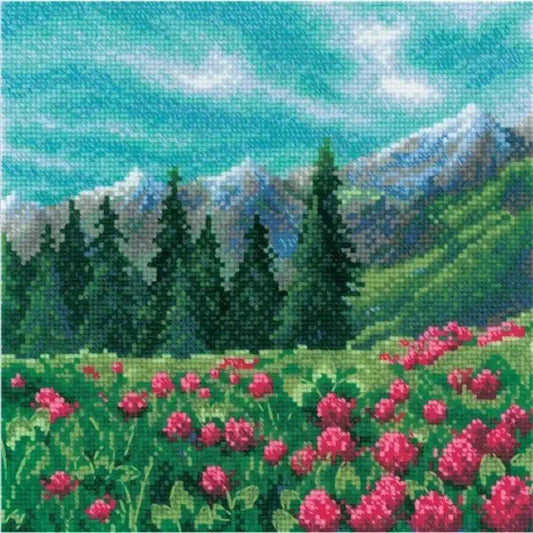 Mountain Clover Cross Stitch Kit By RIOLIS