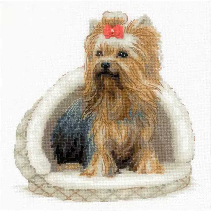 Yorkshire Terrier Cross Stitch Kit By RIOLIS