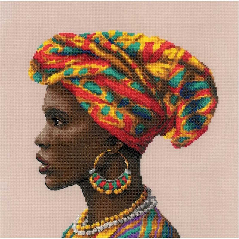 Amazing Women - Africa Cross Stitch Kit By RIOLIS