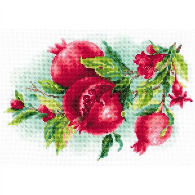 Juicy Pomegranate Cross Stitch Kit By RIOLIS