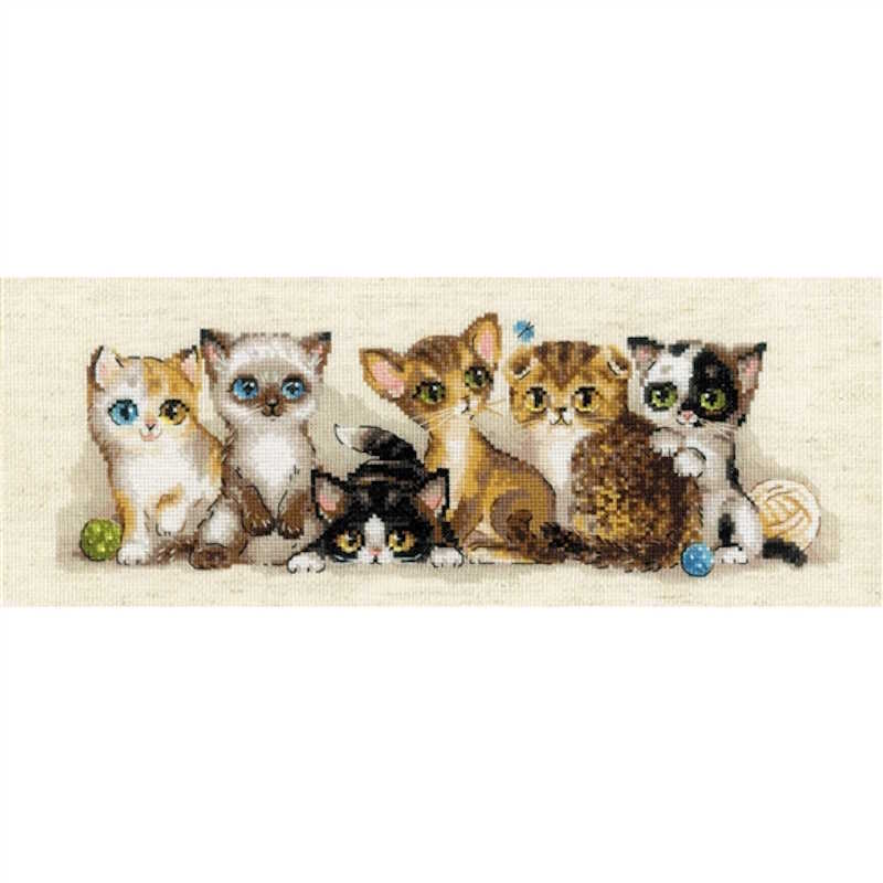 Kittens Cross Stitch Kit By RIOLIS