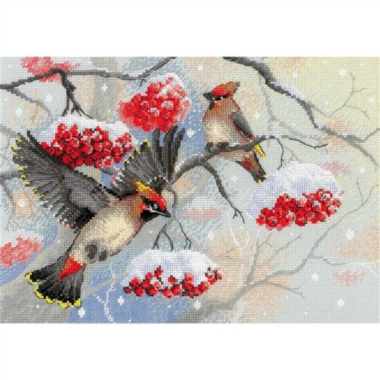 Winter Whispers Cross Stitch Kit By RIOLIS