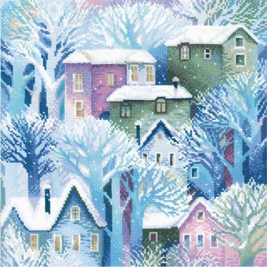 Town Cross Stitch Kit By RIOLIS
