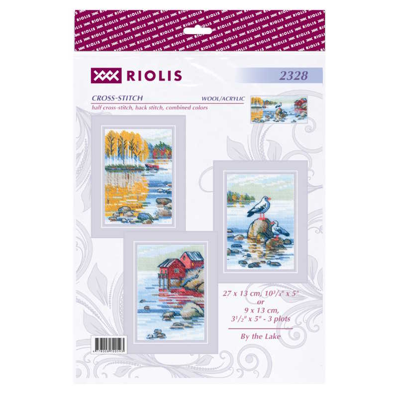 By the Lake Cross Stitch Kit By RIOLIS