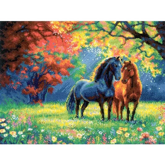 Autumn Morning Cross Stitch Kit By RIOLIS 