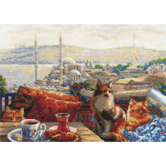 Istanbul Cats Cross Stitch Kit By RIOLIS