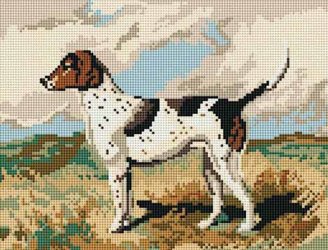Foxhound Tapestry Kit by Brigantia Needlework
